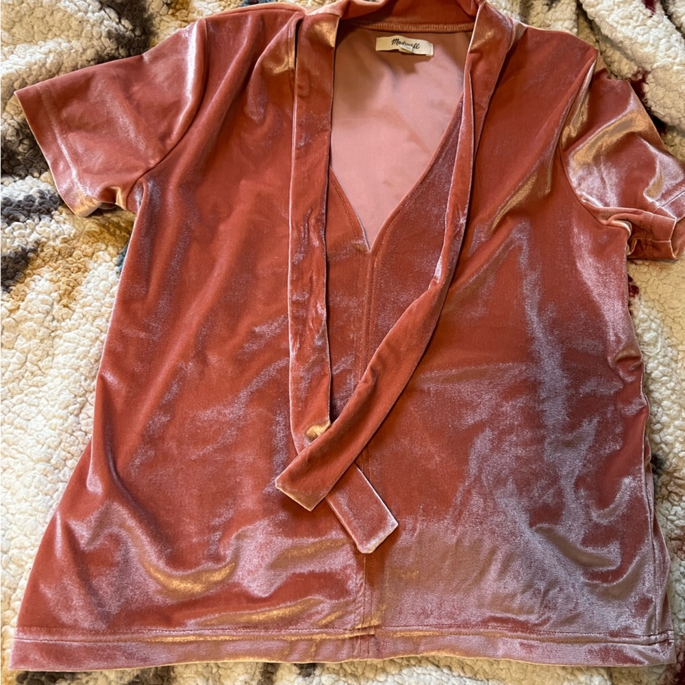 Madewell velvet top size xs